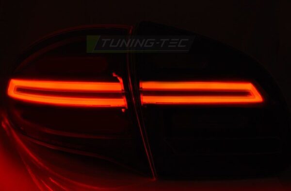 Baklykter Porsche Cayenne 10-15 LED Bar SEQ Røykfarget – bilde 3 av 5