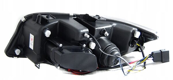 Frontlykter BMW E90/E91 05-08 Angel Eyes Svart – bilde 6 av 6
