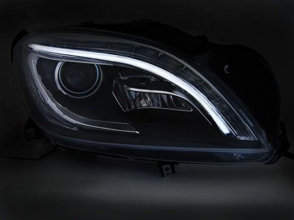 Frontlykter Mercedes M-Class W166 11-15 Svart LED – for halogen – bilde 3 av 5