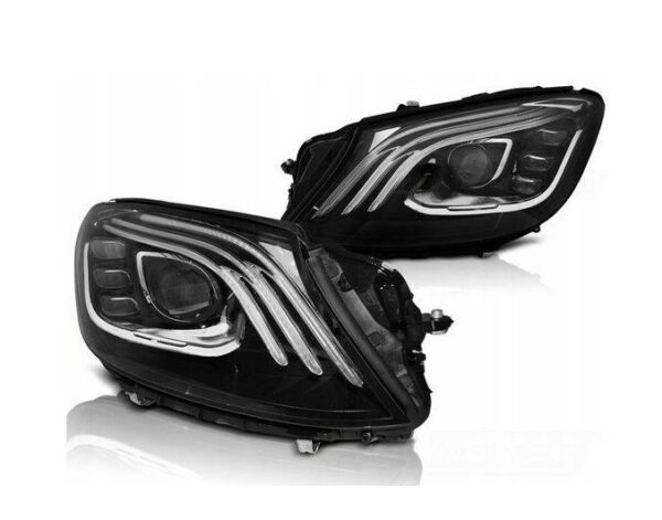 Frontlykter Mercedes W222 13-17 LED Svart – bilde 1 av 3