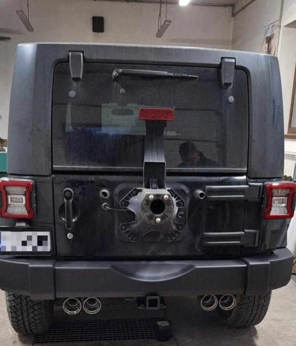 Lyddemper JEEP Wrangler JK 2007-2018 2,8D 130kW rustfritt stål, Ø100 – bilde 4 av 5