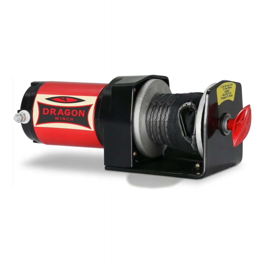 Vinsj 2000Lbs ST (907 kg) Dragon Winch Maverick Syntetisk Tau – bilde 2 av 10