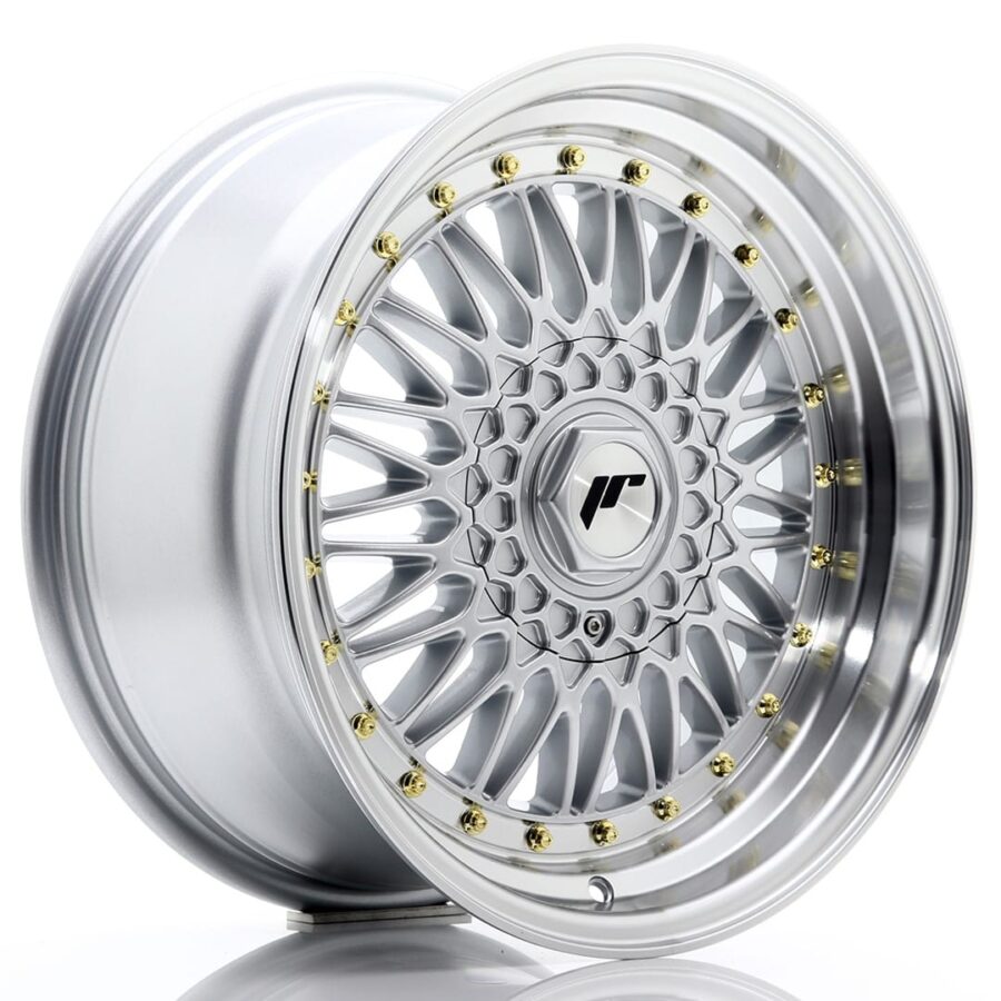 Felg Japan Racing JR9 17x8,5 ET20 5x112/120 sølv med bearbeidet leppe