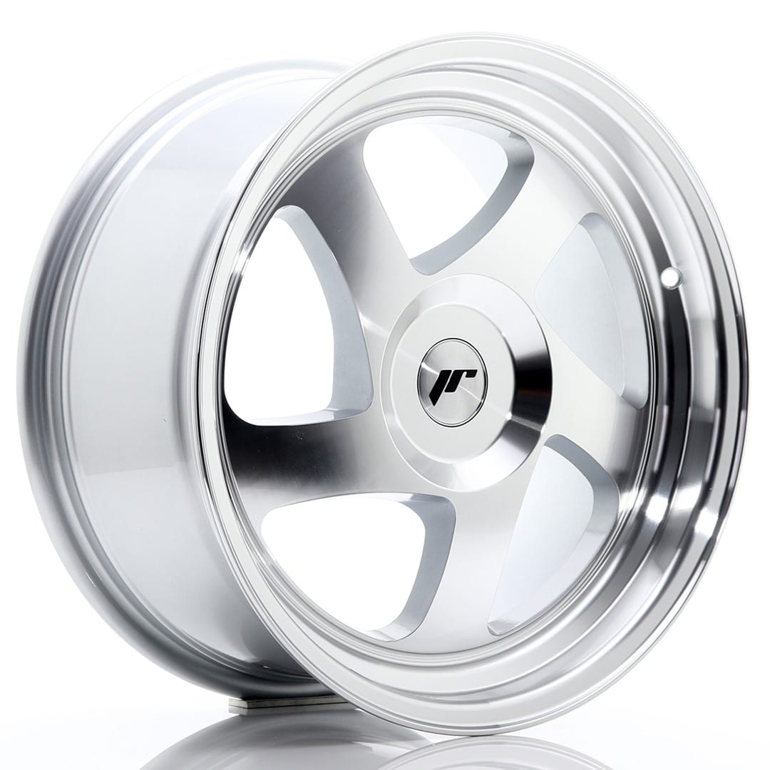 Felg Japan Racing JR15 17x8 ET35 Blank Sølv Maskinert