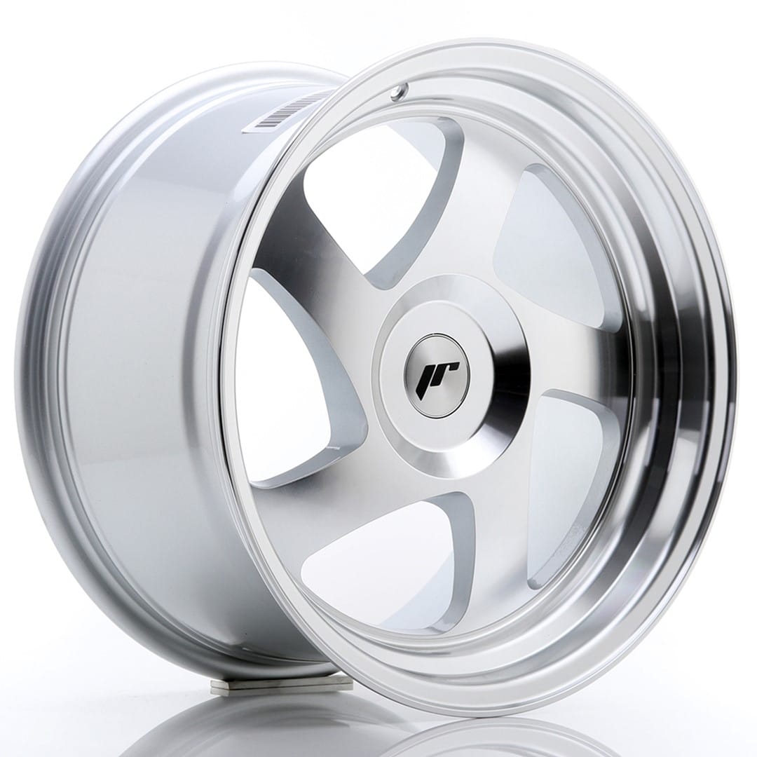 Felg Japan Racing JR15 17x9 ET25 Blank Sølv Maskinert