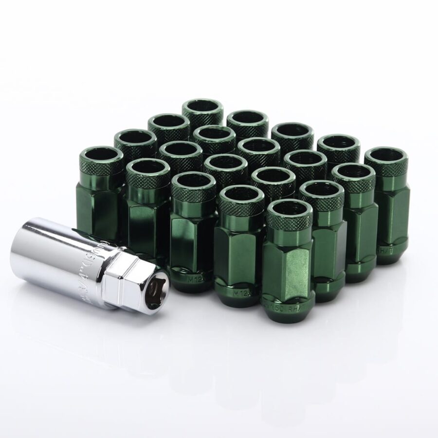 Hjulmuttere Japan Racing Nuts JN1 12x1,5 Green – bilde 2 av 2