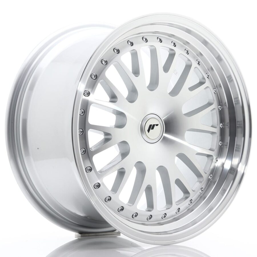 Felg Japan Racing JR10 18x9,5 ET20-40 blank sølv maskinert front