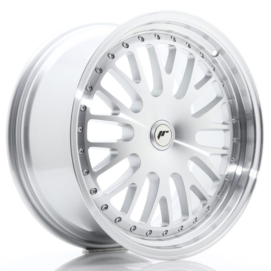 Felg Japan Racing JR10 19x8,5 ET20-35 blank sølv maskinert front