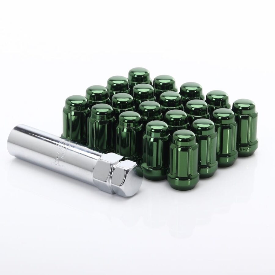 Hjulmuttere Japan Racing Nuts JN2 12x1,25 Green – bilde 2 av 2
