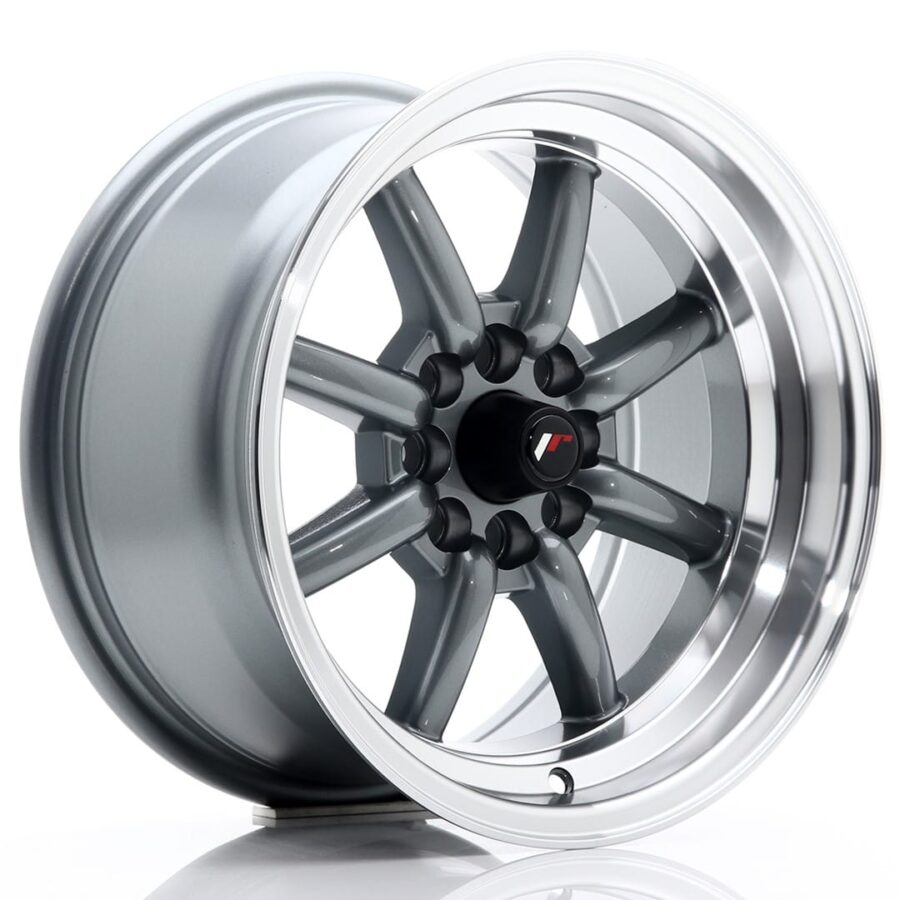 Felg Japan Racing JR19 15x8 ET0 4x100/114 Gun Metal