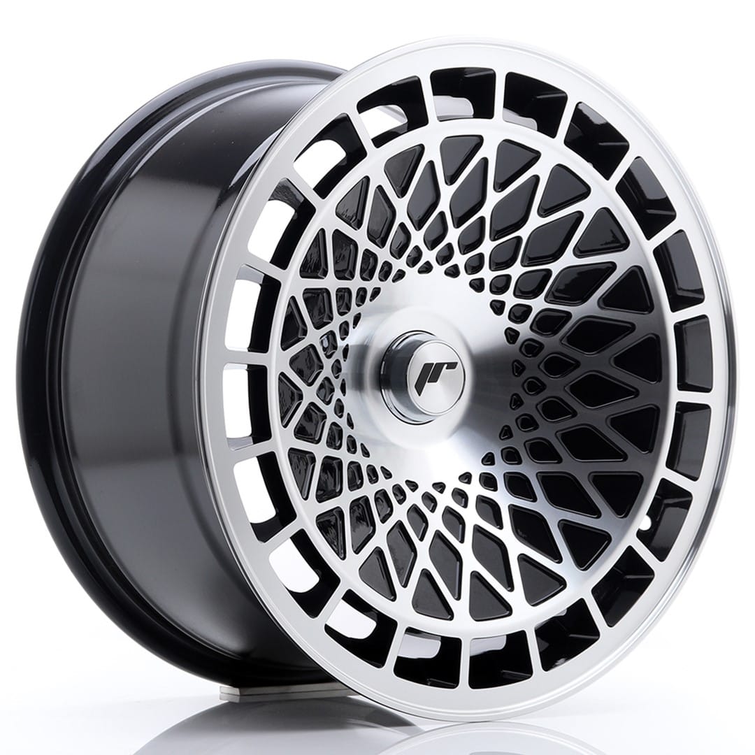 Felg Japan Racing JR14 17x8,5 ET15 Blank Gloss Black Machined Face