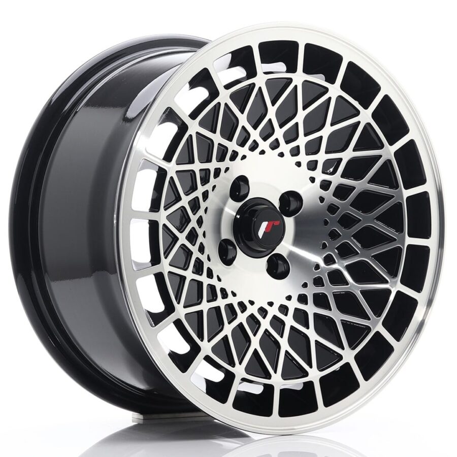 Felg Japan Racing JR14 16x8 ET25 Blank Gloss Black Machined Face