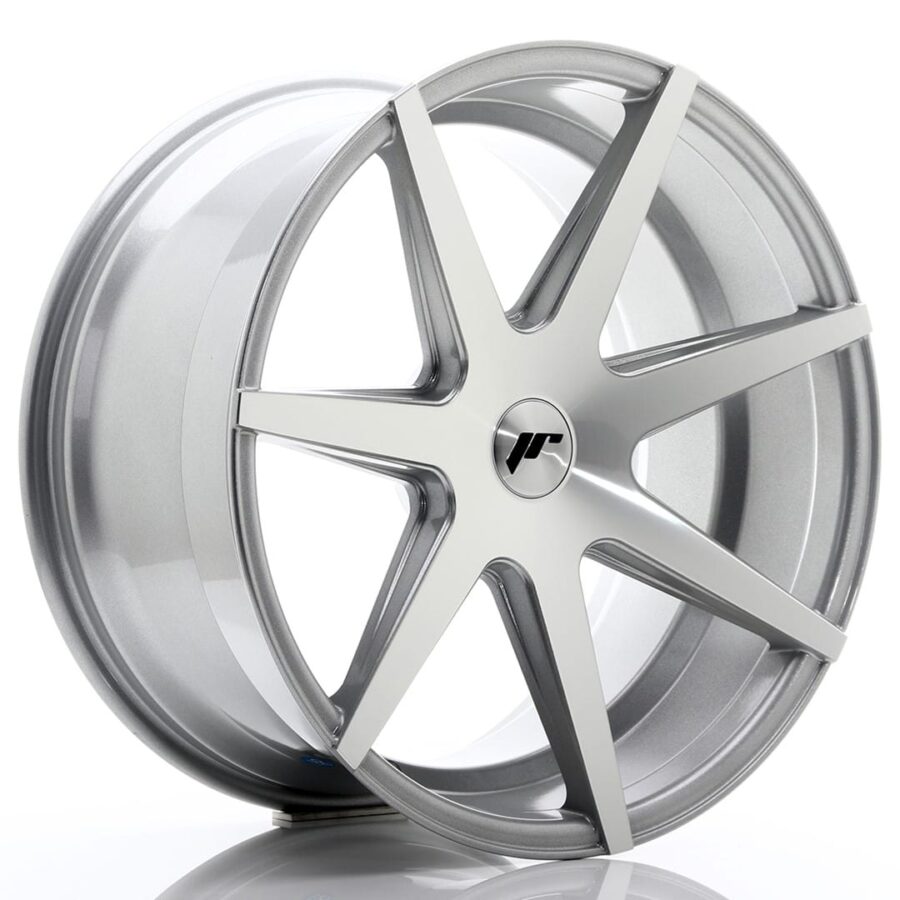 Felg Japan Racing JR20 20x10 ET20-40 5H blank sølv maskinert