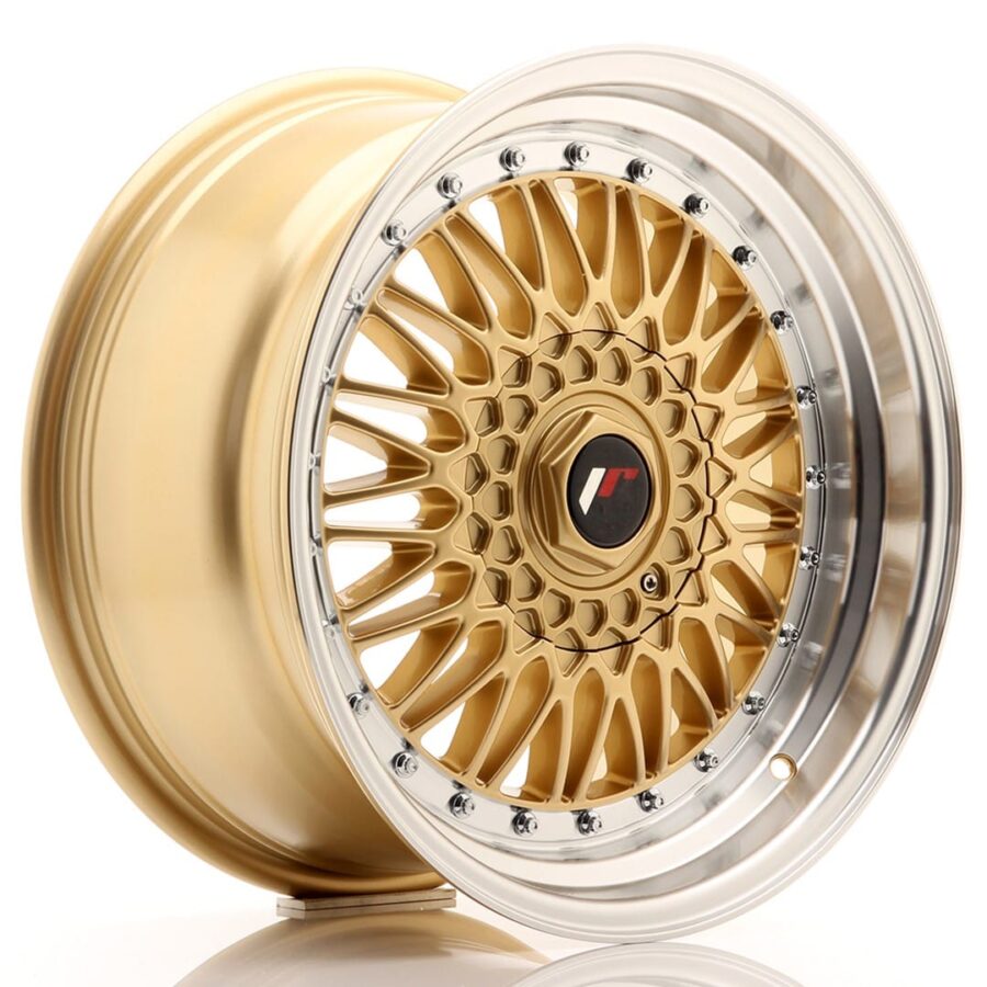 Felg Japan Racing JR9 17x8,5 ET20-35 BLANK Gull med bearbeidet leppe