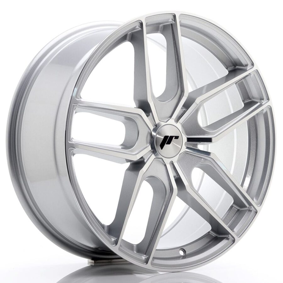 Felg Japan Racing JR25 19x8,5 ET20-40 5H BLANK Sølvbearbeidet front