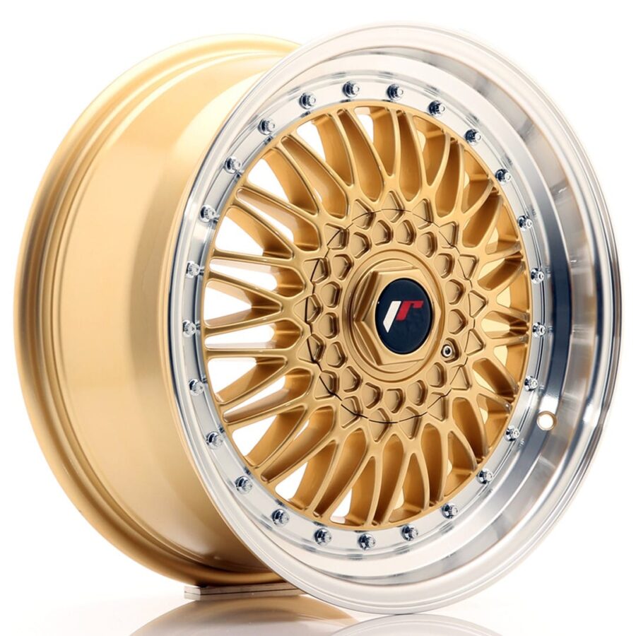 Felg Japan Racing JR9 17x7,5 ET35 5x100/114 gull med bearbeidet leppe