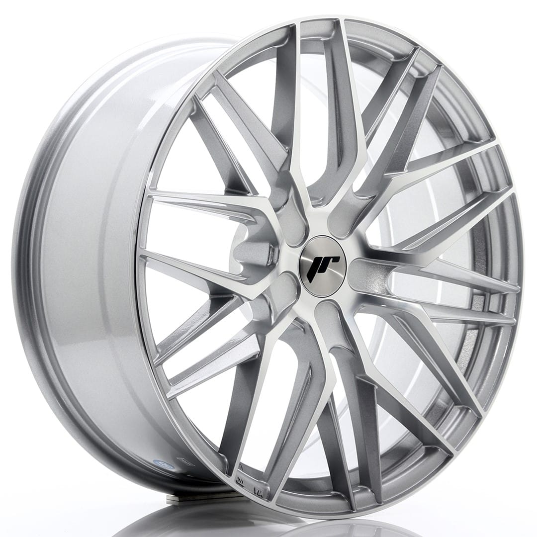 Felg Japan Racing JR28 20x8,5 ET20-40 5H BLANK Sølvbearbeidet front