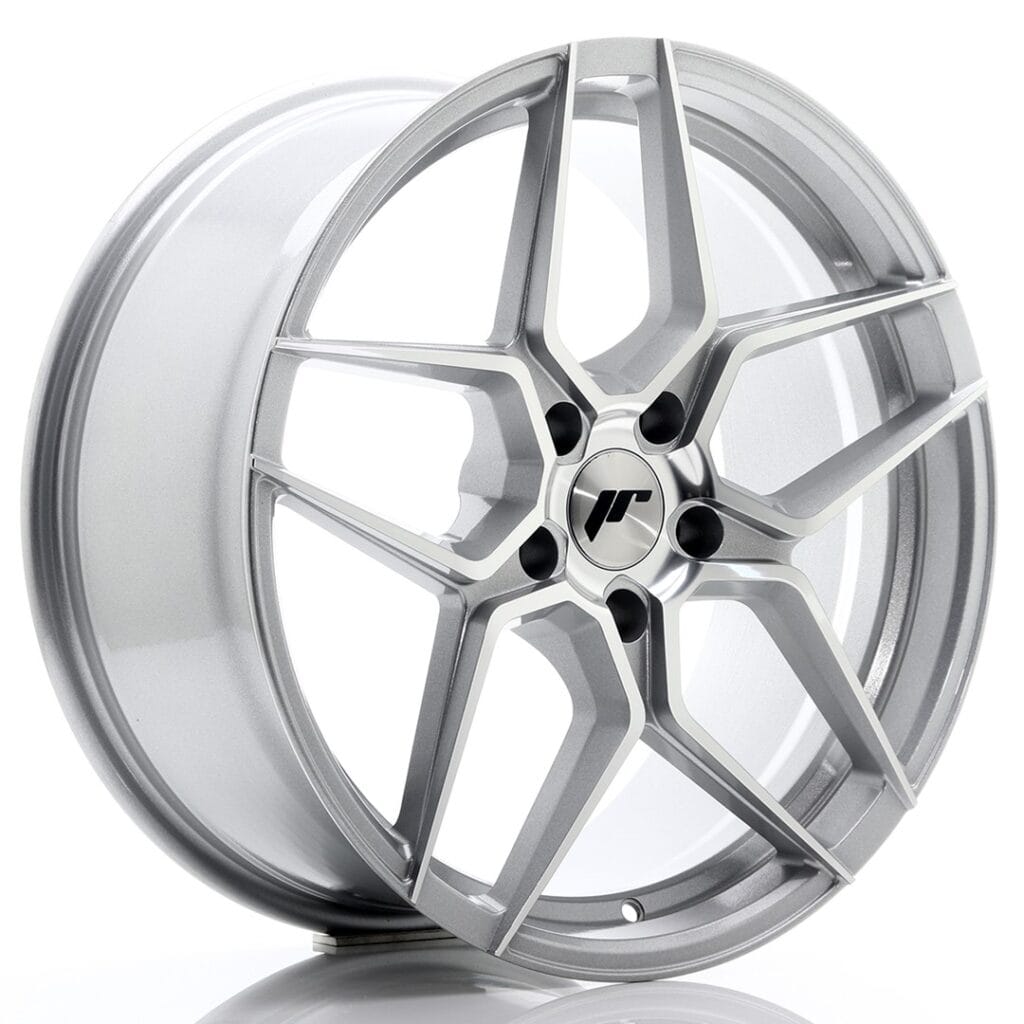 Felg Japan Racing JR34 19x8,5 ET40 5x112 sølvbearbeidet front