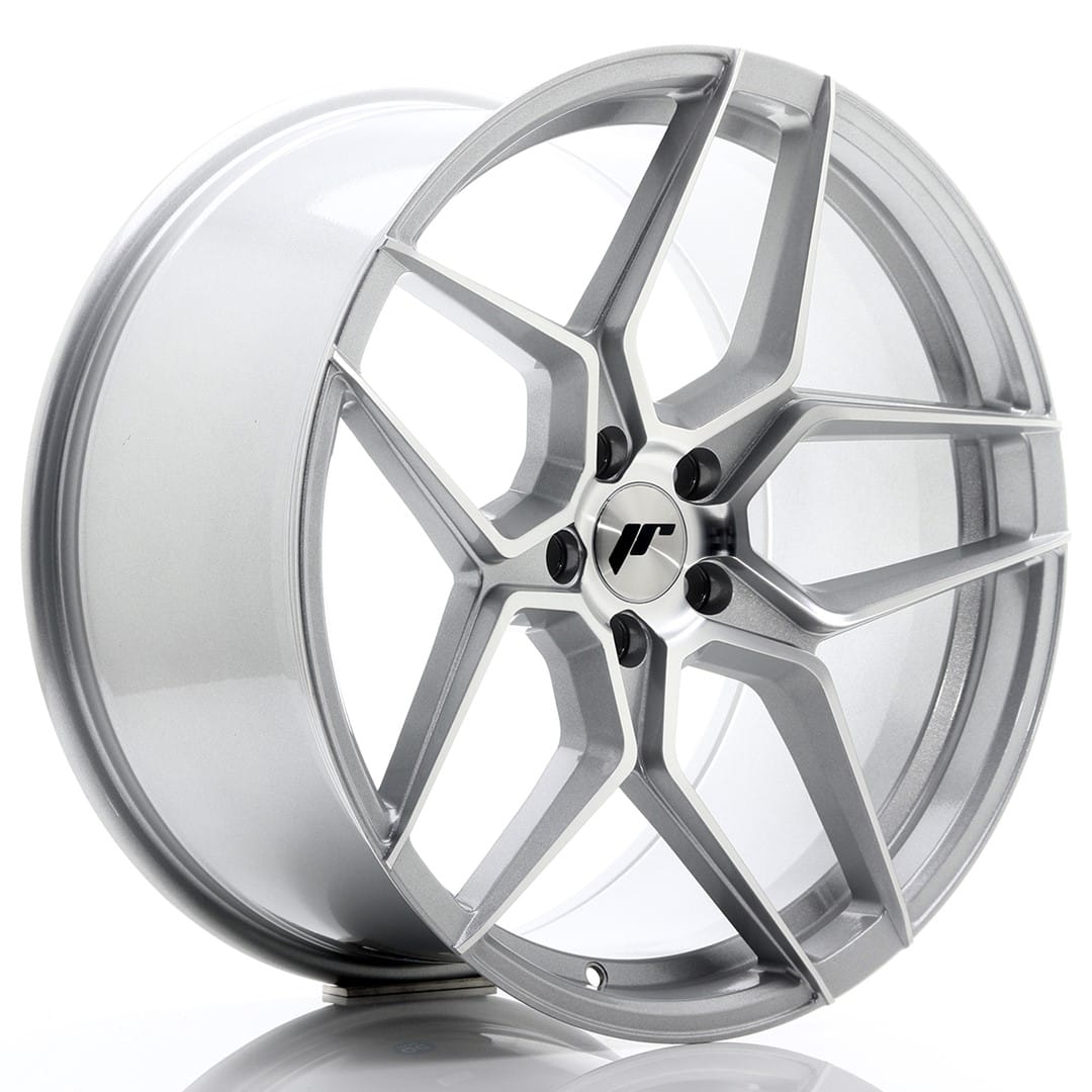 Felg Japan Racing JR34 20x10 ET40 5x112 sølvbearbeidet front