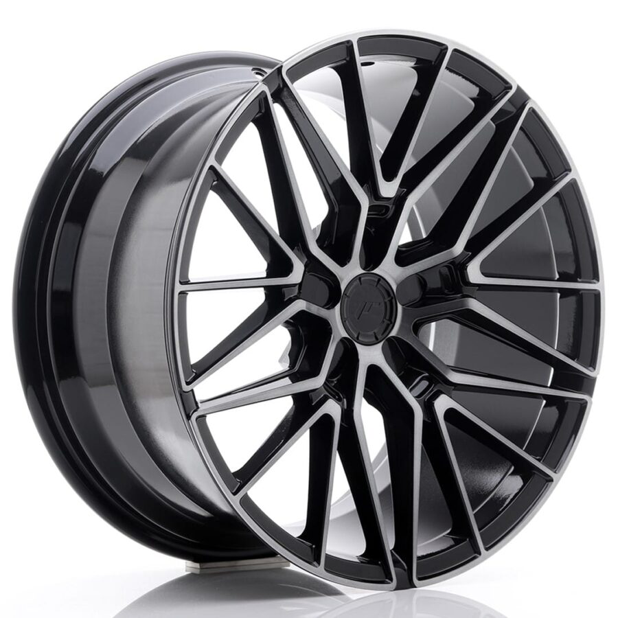Felg Japan Racing JR38 19x9,5 ET20-45 5H BLANK Svart børstet med tonet ansikt