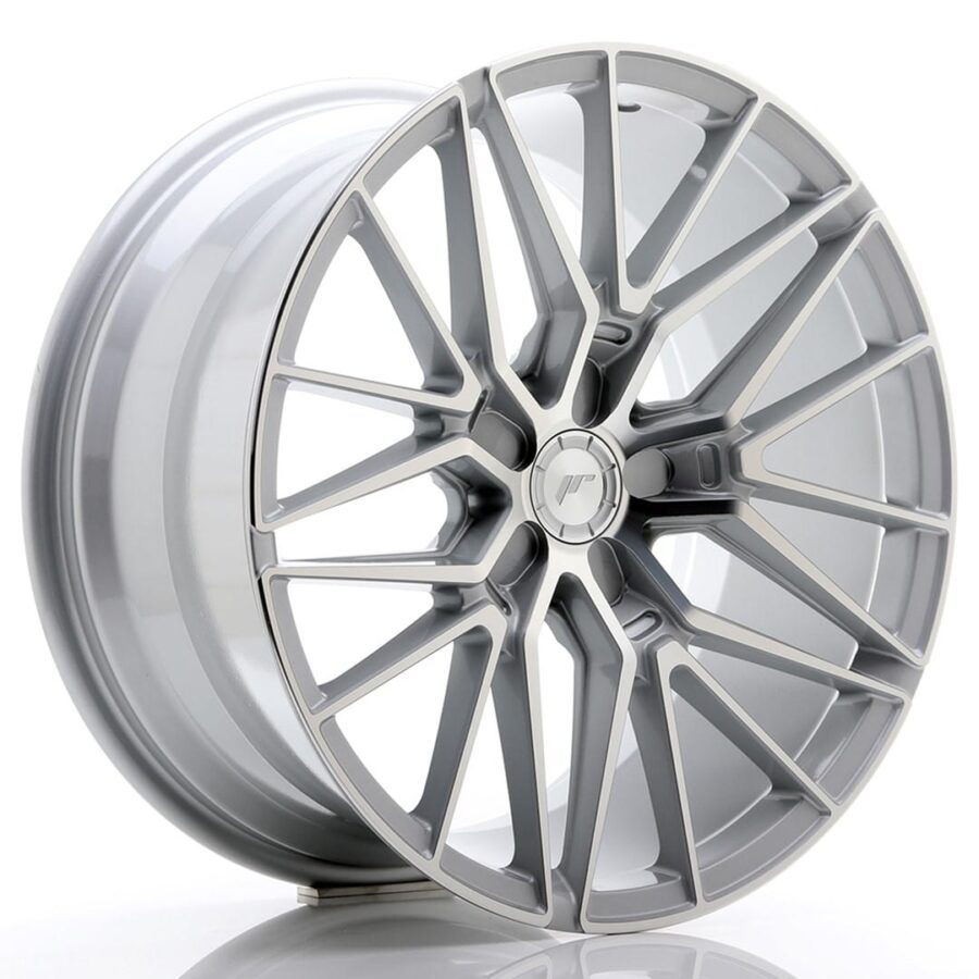 Felg Japan Racing JR38 19x9,5 ET20-45 5H BLANK Sølvbearbeidet front