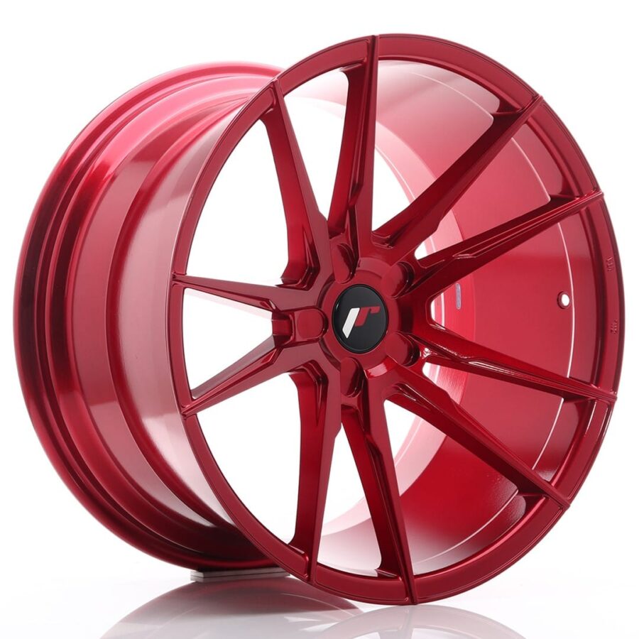 Felg Japan Racing JR21 20x11 ET20-30 5H BLANK Platinarød