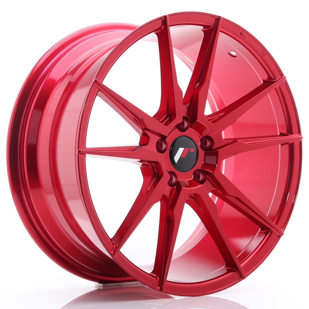 Felg Japan Racing JR21 19x8,5 ET35 5x120 Platinarød
