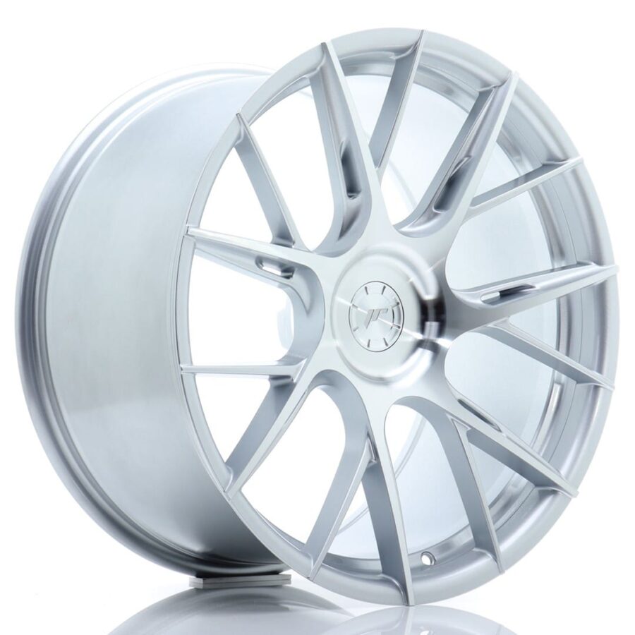 Felg Japan Racing JR42 20x10,5 ET20-48 5H BLANK Sølvbearbeidet front