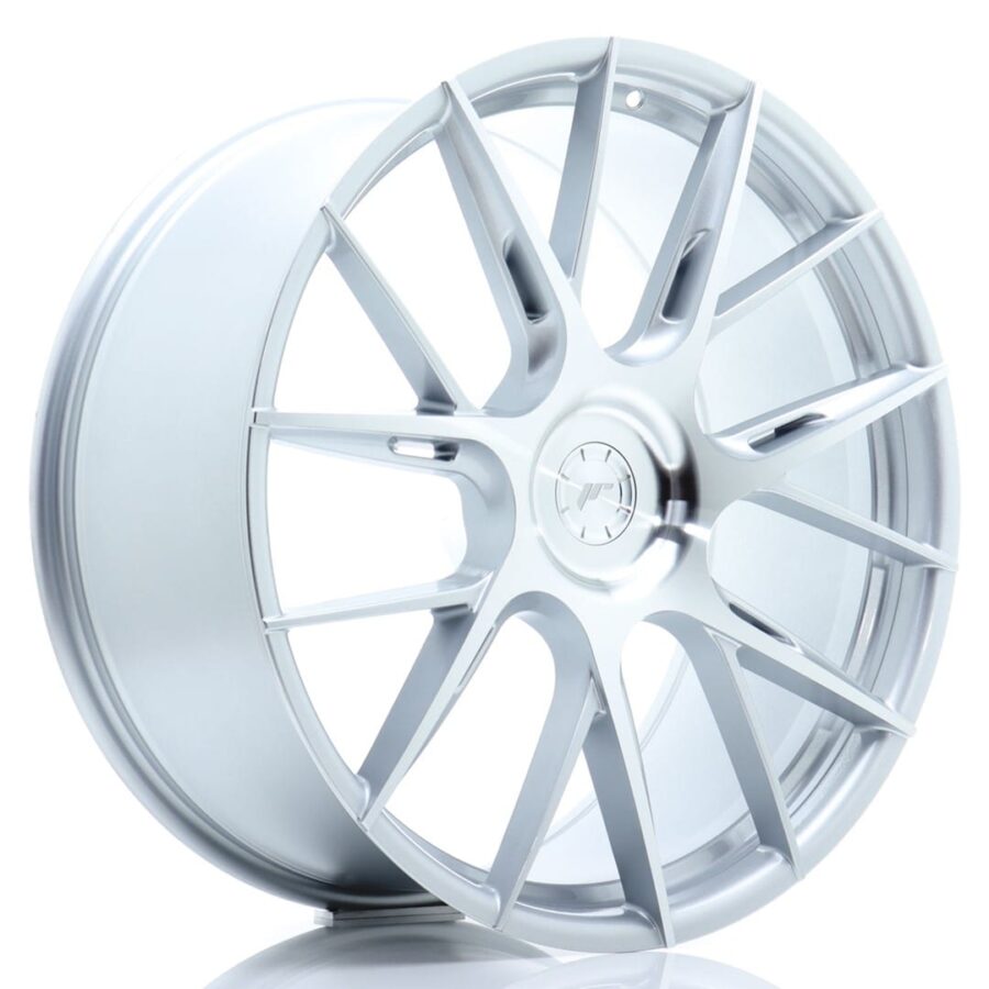 Felg Japan Racing JR42 22x9,5 ET20-48 5H BLANK Sølvbearbeidet front