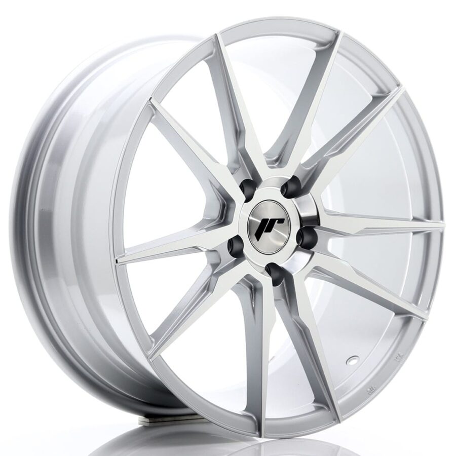 Felg Japan Racing JR21 19x8,5 ET40 5x114,3 sølvbearbeidet front