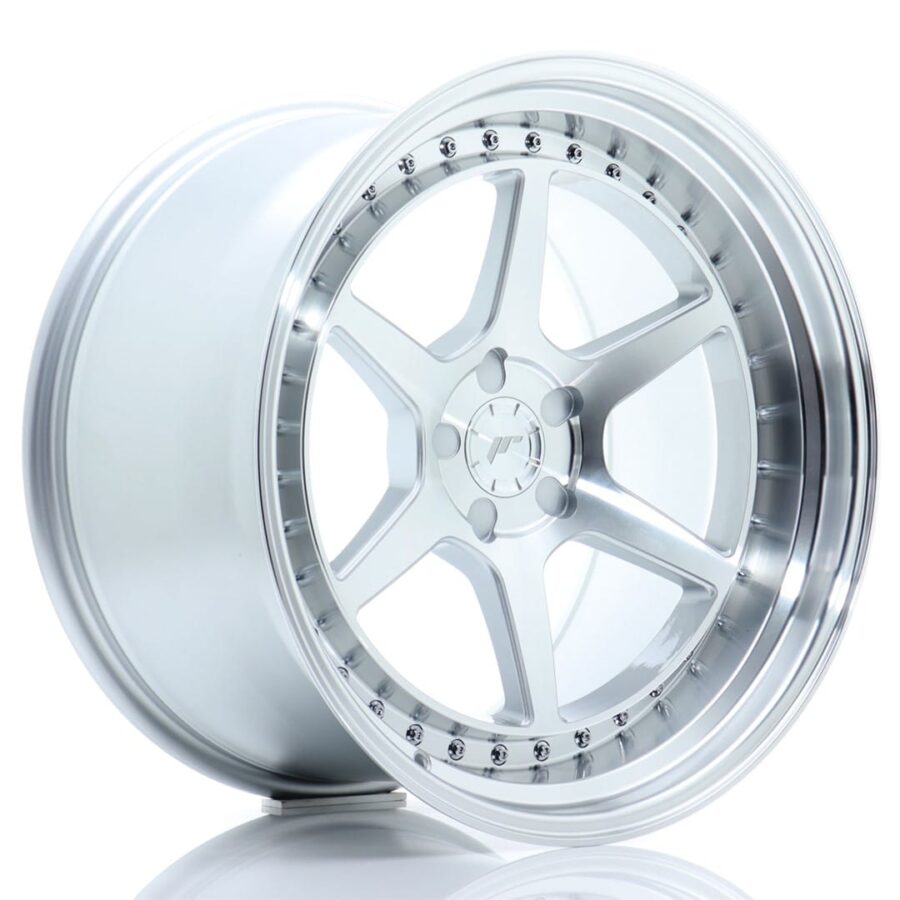 Felg Japan Racing JR43 19x11 ET0-25 5H BLANK Sølv med Machined Face