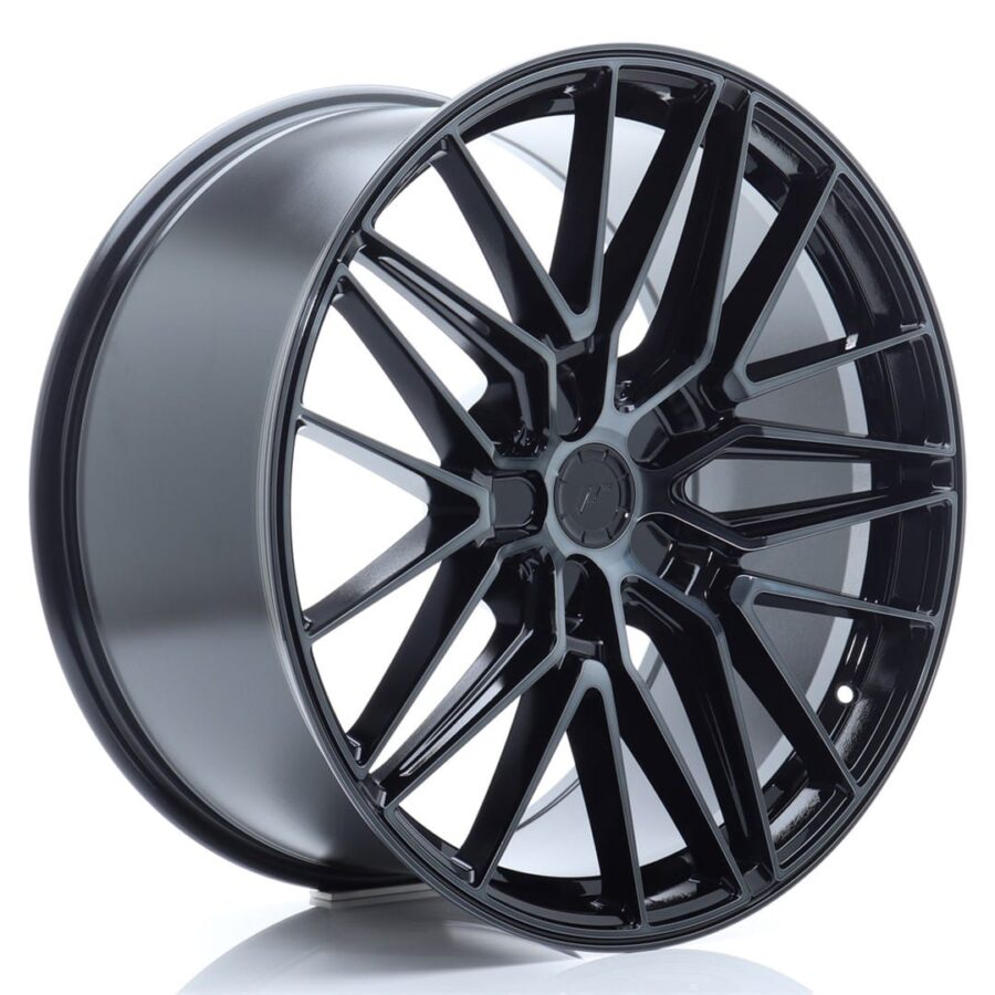 Felg Japan Racing JR38 21x10,5 ET10-46 5H BLANK Svart børstet med tonet ansikt