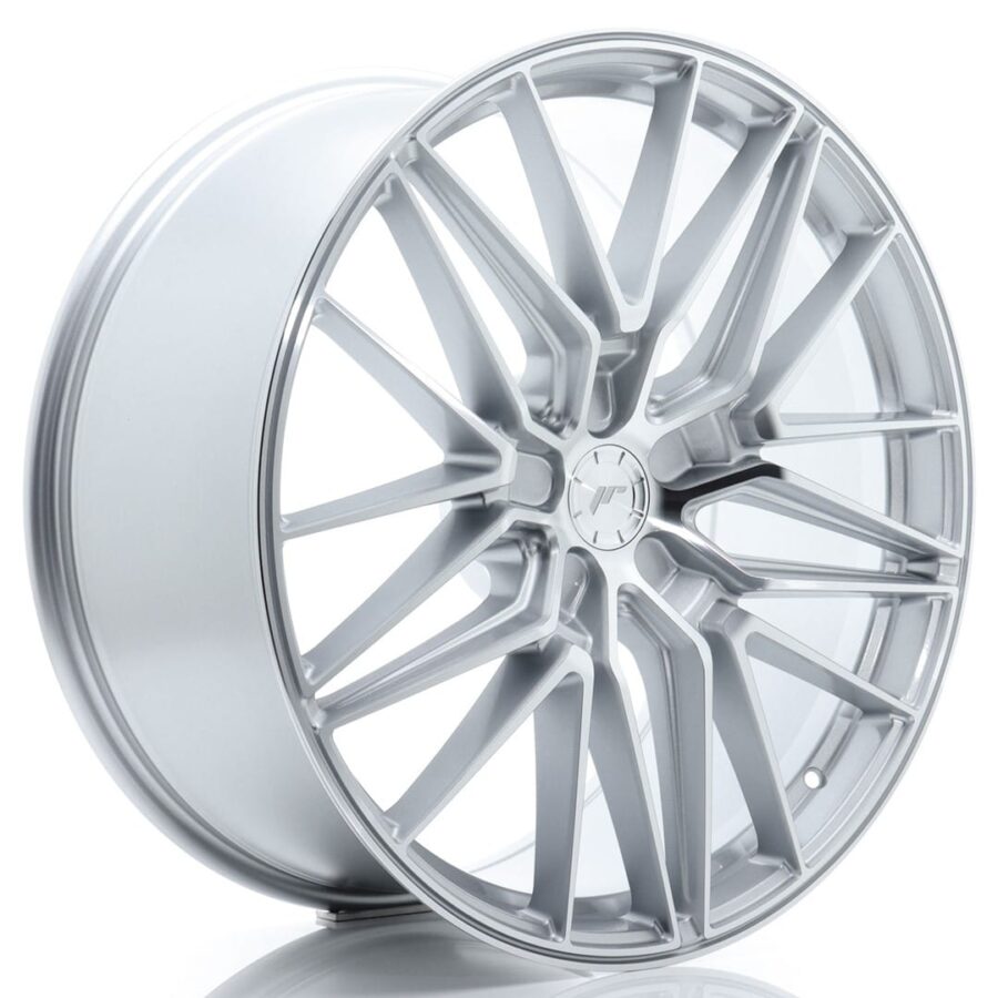Felg Japan Racing JR38 22x10 ET20-57 5H BLANK Sølvbearbeidet