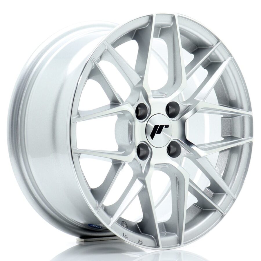 Felg Japan Racing JR28 15x7 ET38 4x100 Sølv maskinert ansikt