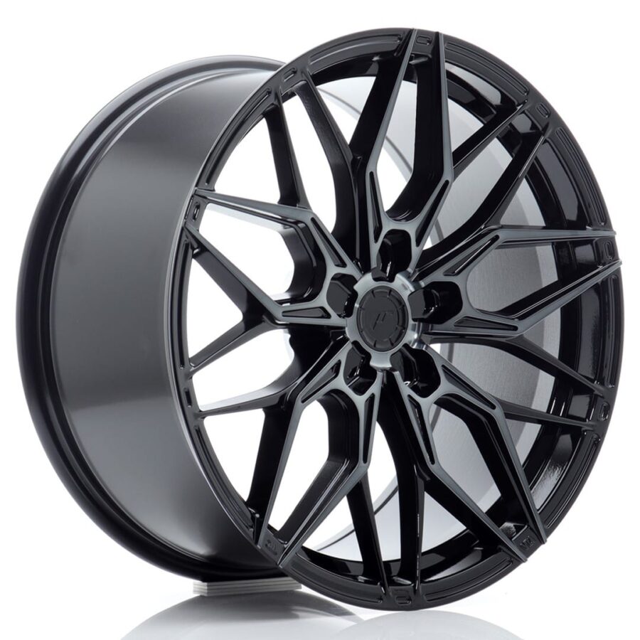 Felg Japan Racing JR46 19x9,5 ET20-45 5H BLANK Svart maskinbearbeidet med tonet front