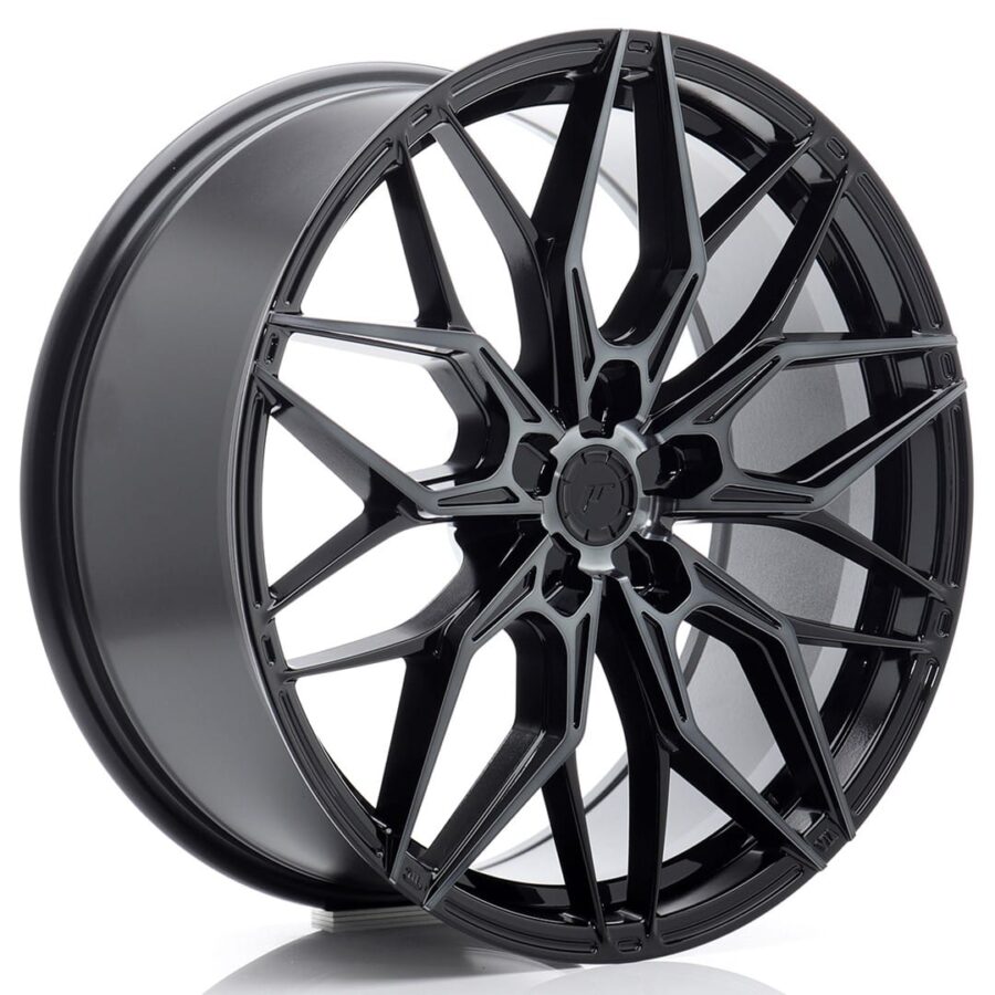 Felg Japan Racing JR46 20x9 ET20-51 5H BLANK Svart maskinbearbeidet med tonet front – bilde 2 av 2