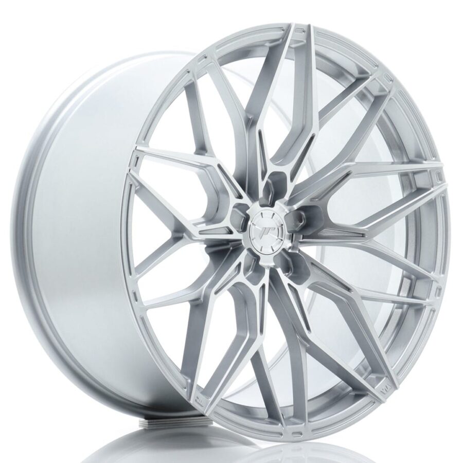 Felg Japan Racing JR46 20x10,5 ET15-35 5H BLANK Sølv med maskinbearbeidet front