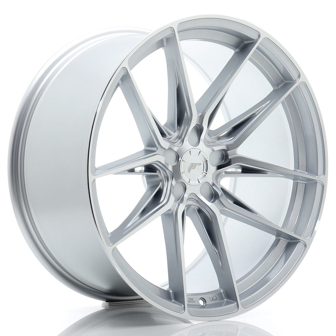Felg Japan Racing JR44 20x10,5 ET15-42 5H BLANK Sølv med maskinbearbeidet front