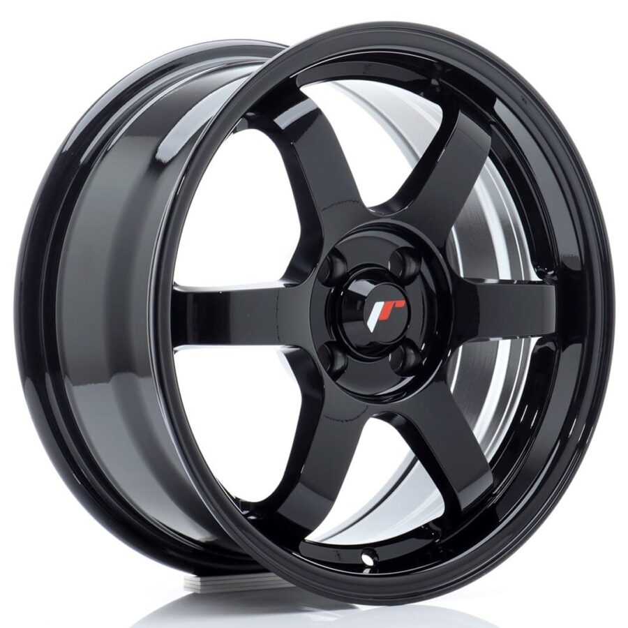 Felg Japan Racing JR3 16x7 ET40 4x100 Glans Sort