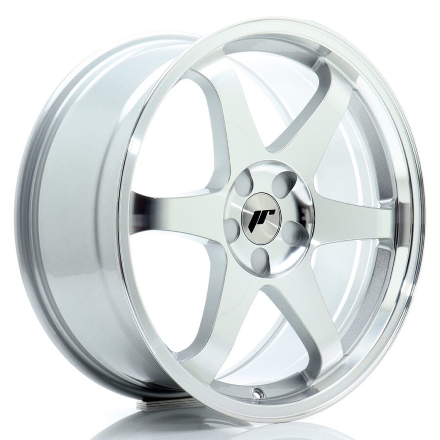 Felg Japan Racing JR3 19x8,5 ET20-42 5H BLANK Sølvbearbeidet front
