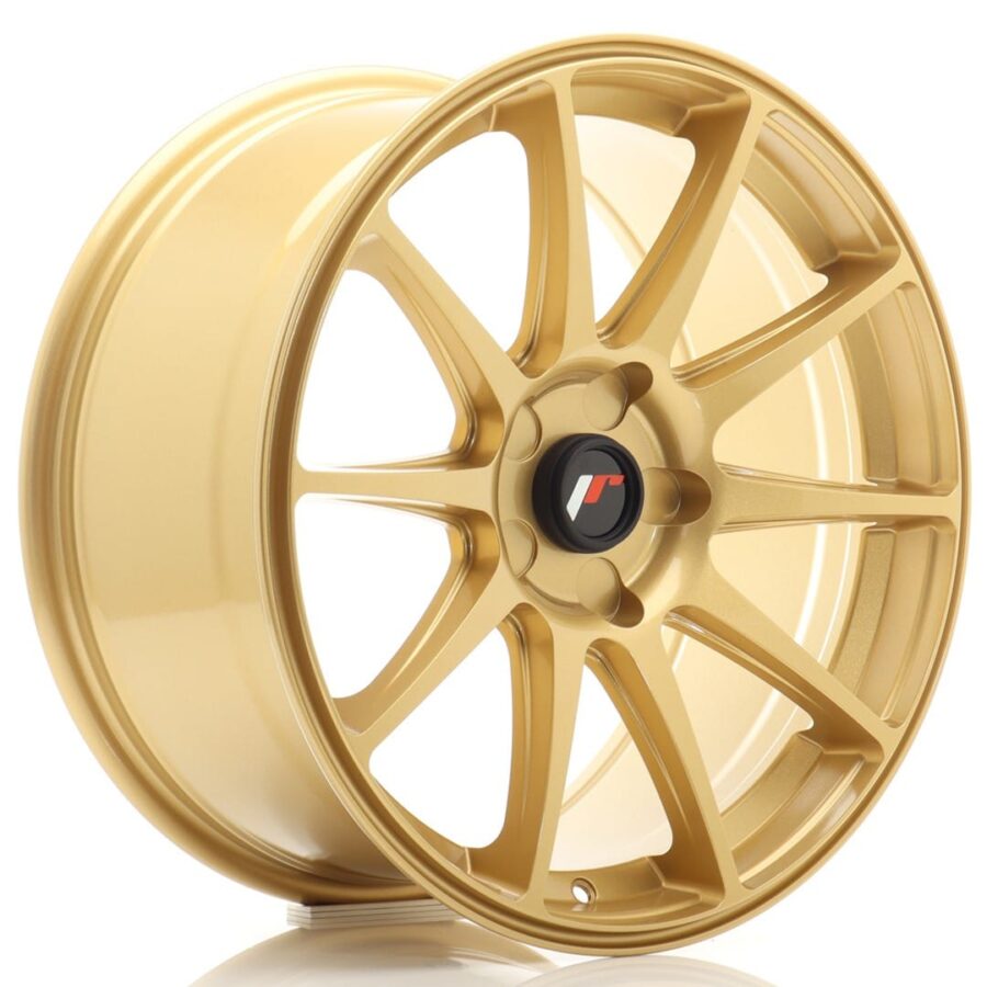 Felg Japan Racing JR11 18x8,5 ET20-40 5H blankt gull