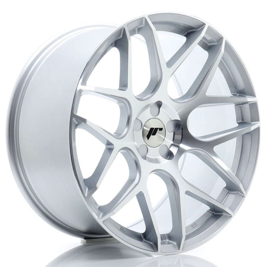 Felg Japan Racing JR18 20x9,5 ET20-35 5H BLANK Sølvbearbeidet front