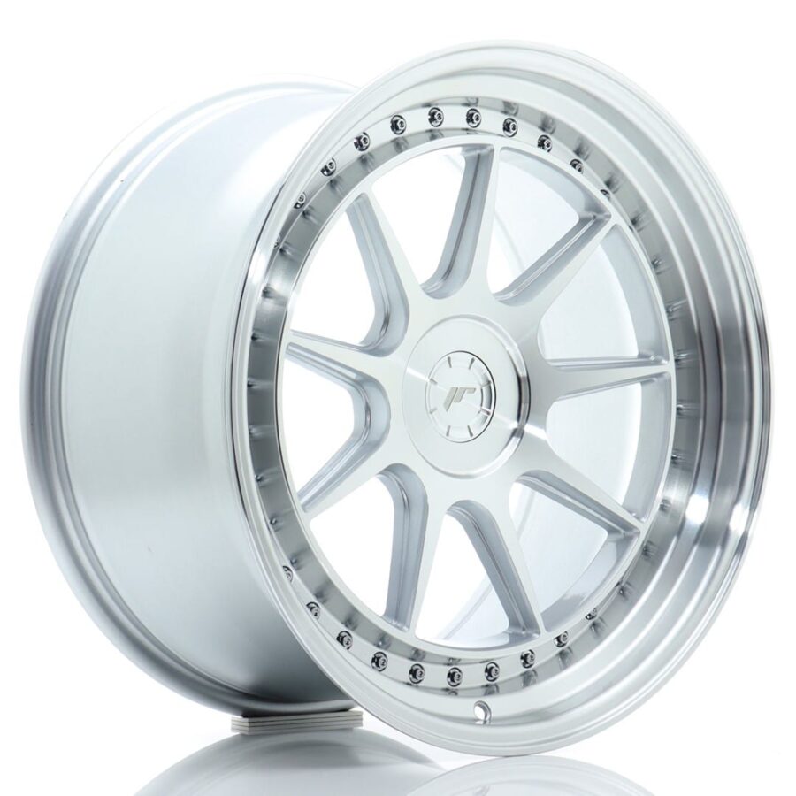 Felg Japan Racing JR47 19x9,5 ET15-35 5H BLANK Sølvbearbeidet front