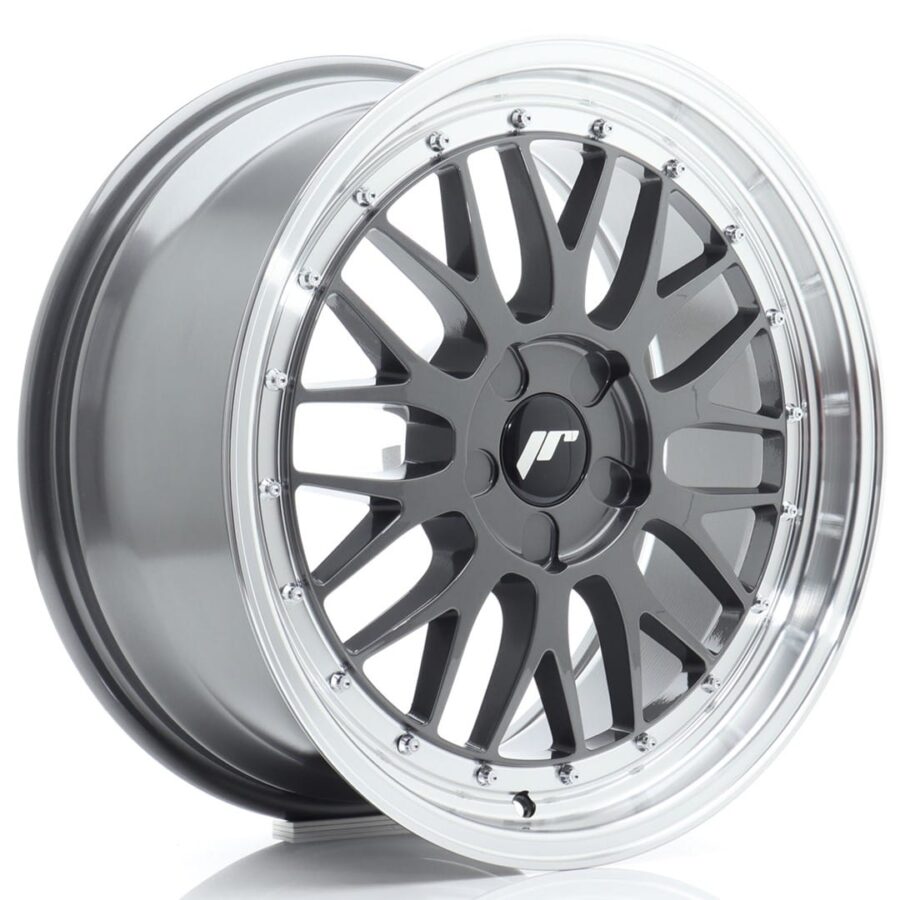Felg Japan Racing JR23 18x8,5 ET20-48 5H BLANK Hypergrå med bearbeidet leppe