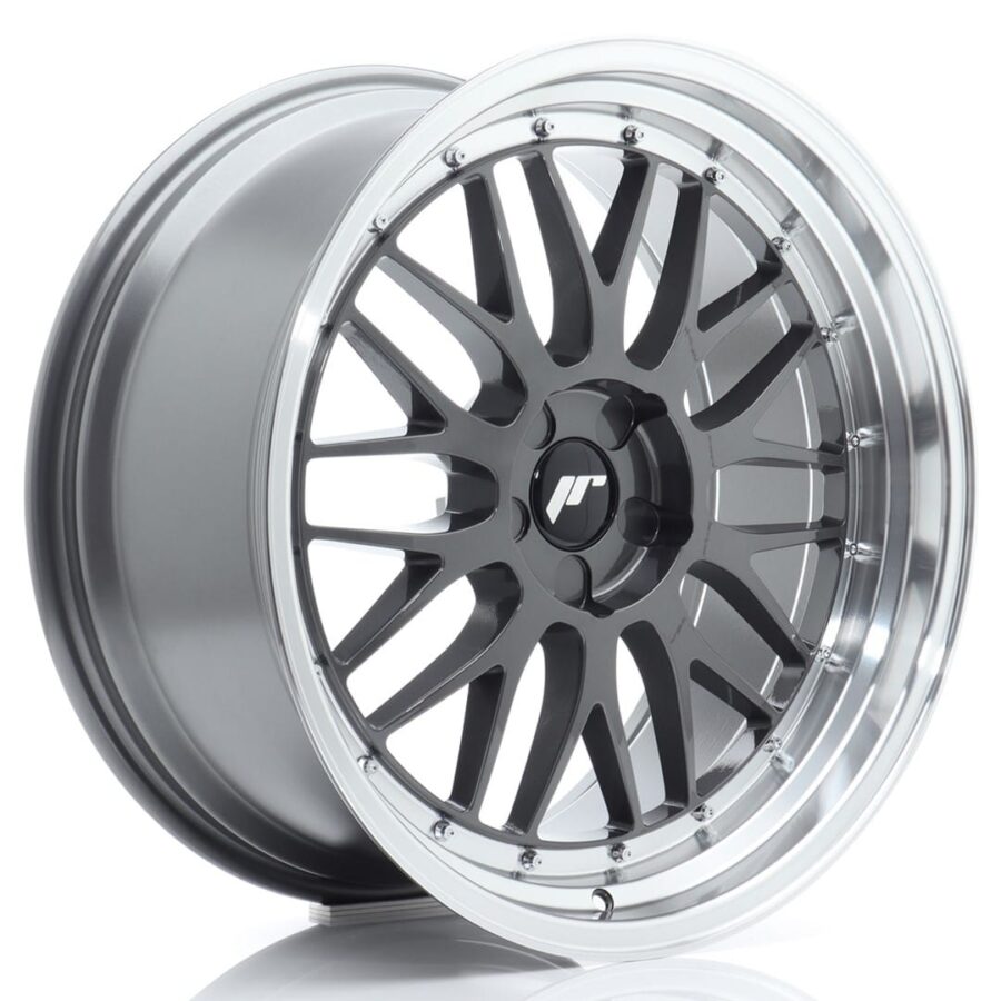 Felg Japan Racing JR23 20x10 ET20-40 5H BLANK Hypergrå med bearbeidet leppe