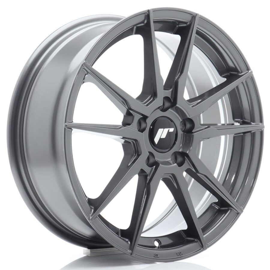 Felg Japan Racing JR21 17x7 ET40 5x100 Hyper Grå