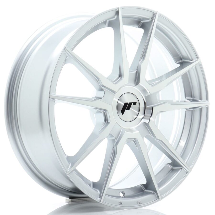 Felg Japan Racing JR21 17x7 ET20-40 BLANK Maskinert Sølv