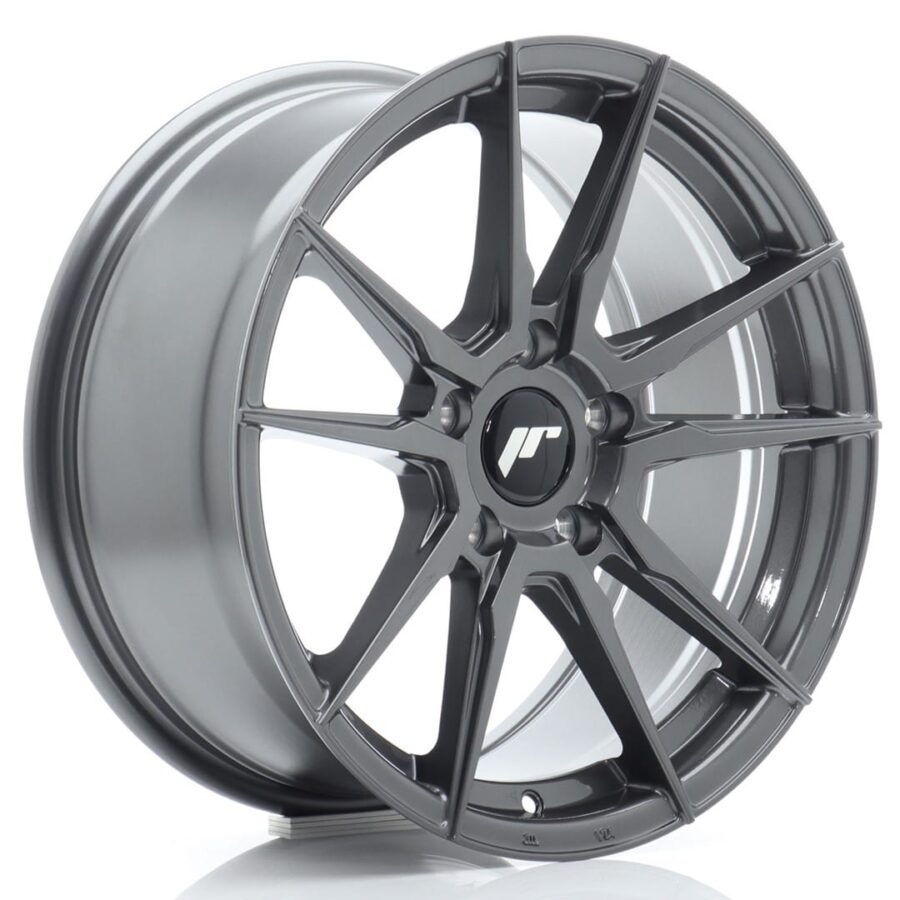 Felg Japan Racing JR21 17x8 ET35 5x120 Hyper Grå
