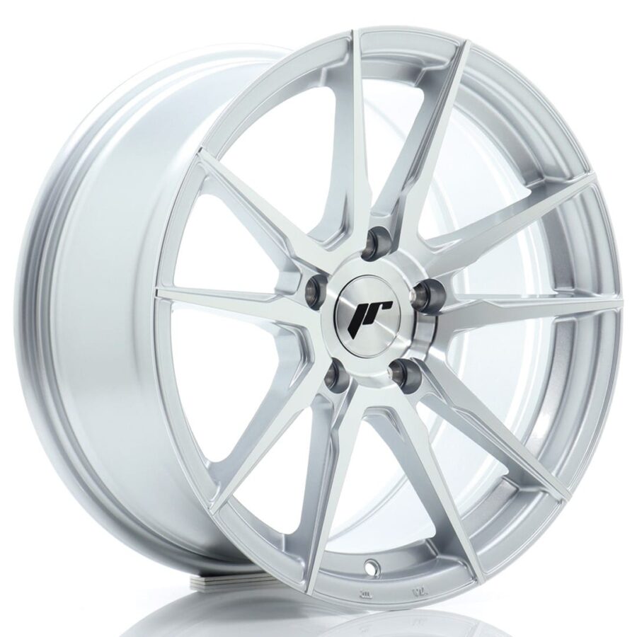 Felg Japan Racing JR21 17x8 ET35 5x120 Sølv Maskinert