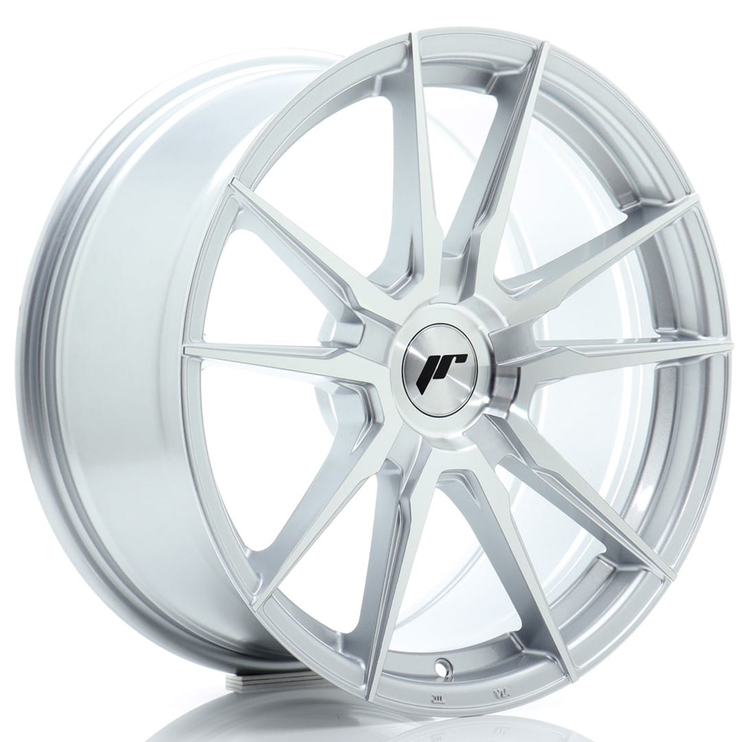 Felg Japan Racing JR21 18x8,5 ET20-45 BLANK Sølv maskinert